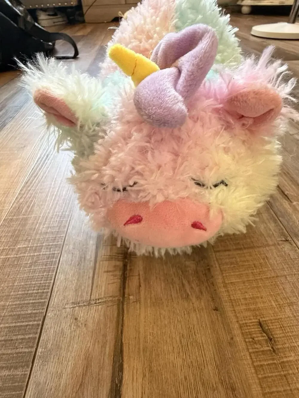 flip a zoo plush unicorn/‎ Pig Rainbow Feet